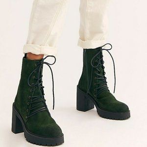 Free People Suede Dylan Lace-up Boot